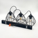 Lampa wisząca druciana 3-punktowa CORINA E27