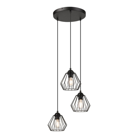 Lampa wisząca druciana 3-punktowa CORINA E27 Lampa wisząca druciana 3-punktowa CORINA E27