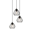 Lampa wisząca druciana 3-punktowa CORINA E27