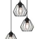 Lampa wisząca druciana 3-punktowa CORINA E27