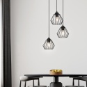 Lampa wisząca druciana 3-punktowa CORINA E27