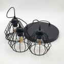 Lampa wisząca druciana 3-punktowa CORINA E27