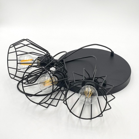Lampa wisząca druciana 3-punktowa CORINA E27 Lampa wisząca druciana 3-punktowa CORINA E27