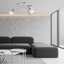 Lampa sufitowa KLARA 3-punktowa satyna E14