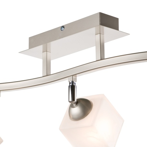 Lampa sufitowa KLARA 3-punktowa satyna E14 Lampa sufitowa KLARA 3-punktowa satyna E14