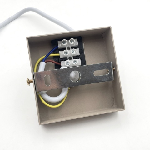 Nowoczesna lampa wisząca PRISMA - beżowy ryflowany klosz, GU10