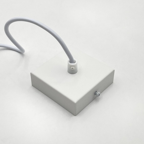 Nowoczesna lampa wisząca PRISMA - biały ryflowany klosz, GU10