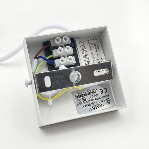 Nowoczesna lampa wisząca PRISMA - biały ryflowany klosz, GU10