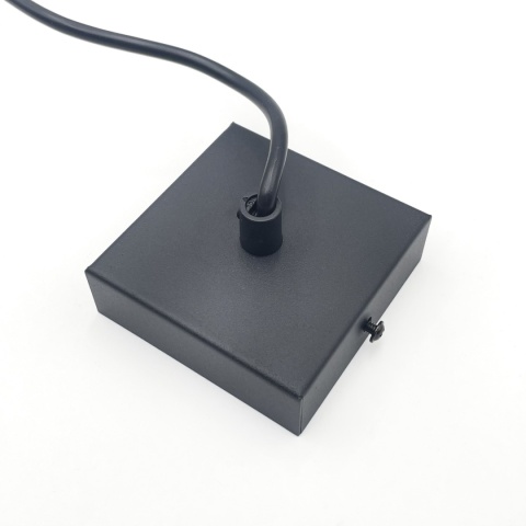 Nowoczesna lampa wisząca PRISMA - czarny ryflowany klosz, GU10