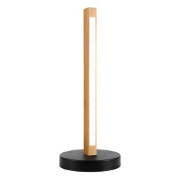 Nowoczesna lampka nocna VERDE dąb - z regulacją jasności LED 10W LED 3000K