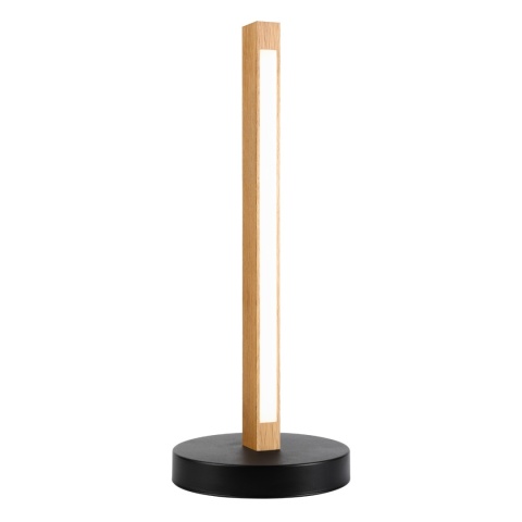 Nowoczesna lampka nocna VERDE dąb - z regulacją jasności LED 10W LED 3000K