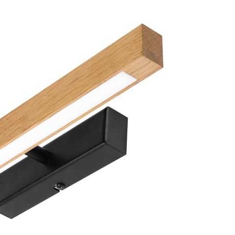 Nowoczesny kinkiet VERDE dąb - z regulacją jasności LED 5,5W LED 3000K