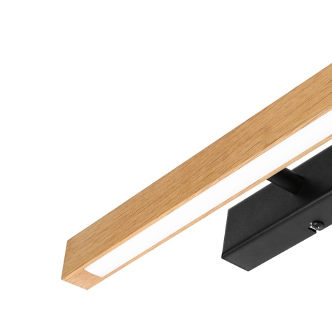 Nowoczesny kinkiet VERDE dąb - z regulacją jasności LED 5,5W LED 3000K