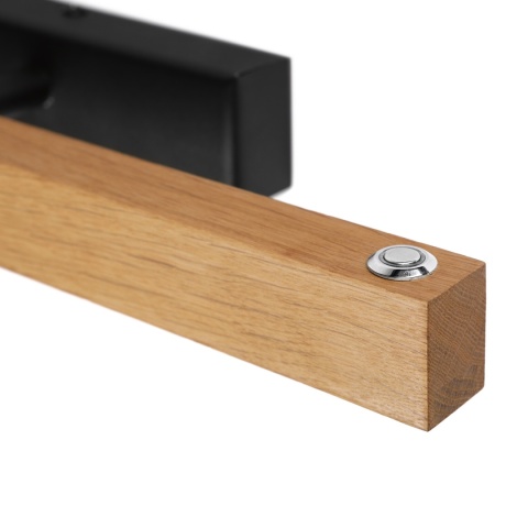 Nowoczesny kinkiet VERDE dąb - z regulacją jasności LED 5,5W LED 3000K